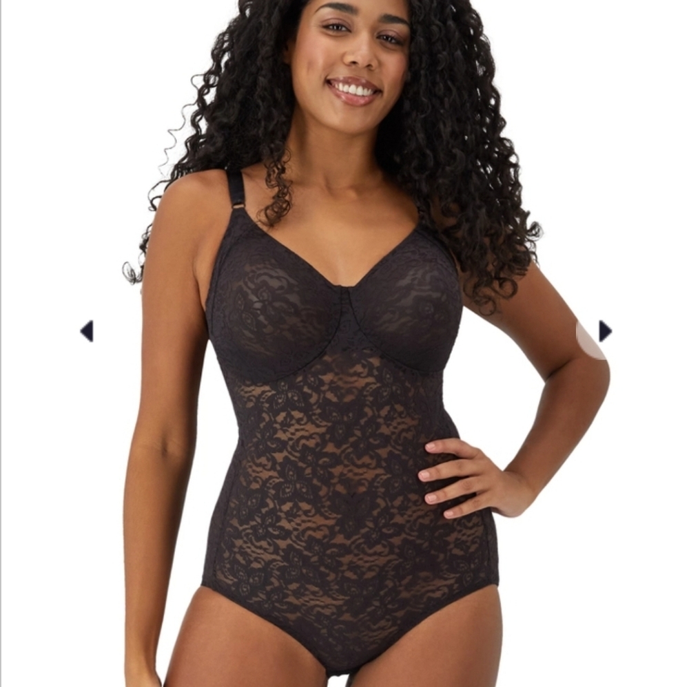Elegant Black Lace Bodysuit